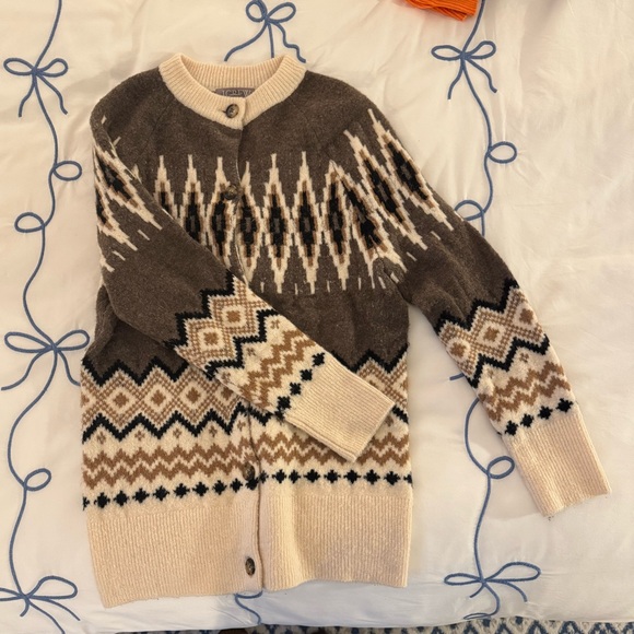 J. Crew Fair Isle Cardigan - Picture 1 of 3
